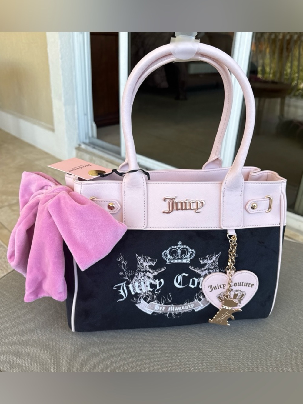 Juicy Couture Scottie Dogs Heritage Tote NWT
